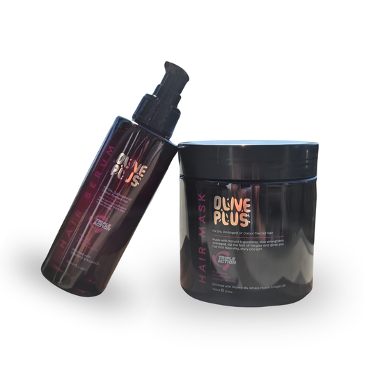 Olive Plus Hair Repair Duo (Serum + Mask)