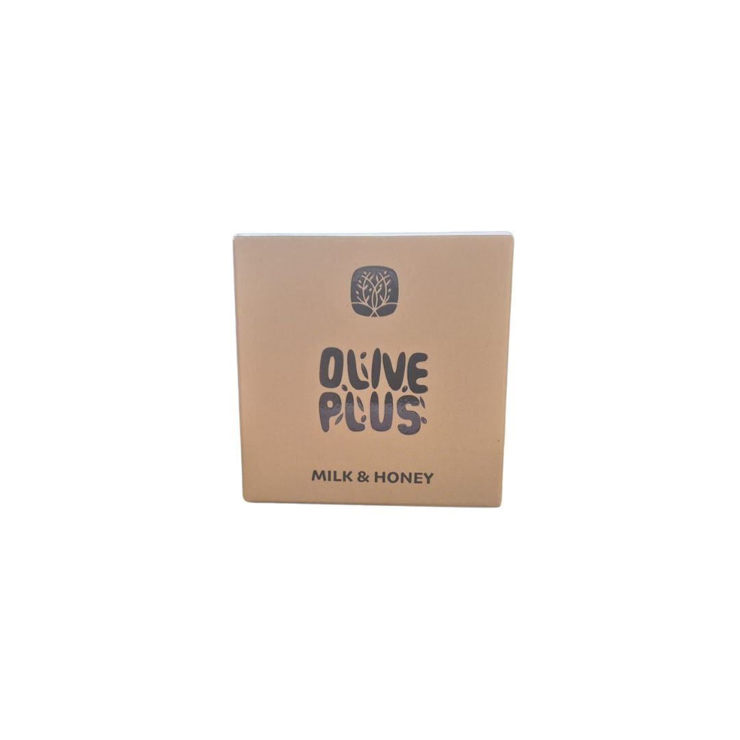 Olive Plus Milk and Honey soap bar with goat milk and pure honey handmade in Palestine with virgin olive oil 100g