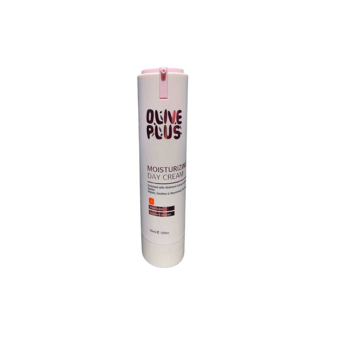 Olive Plus Moisturizing Day Cream with SPF 15 shea butter and aloe vera extract handcrafted in Palestine