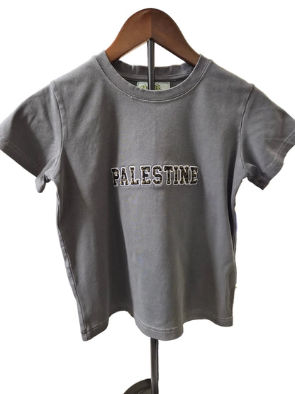 Tatreez Palestine Baby Tee - Womens